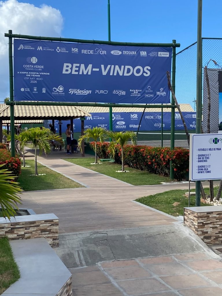 Entrada do clube - X Copa Costa Verde Tennis Clube, MT400 Salvador.
